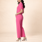 Pink Co-ord Set Top-lycra