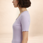 Soft Ribbed Fitted Top