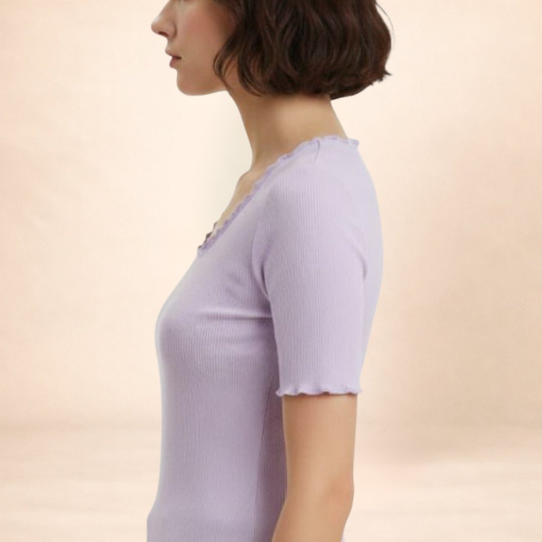 Soft Ribbed Fitted Top