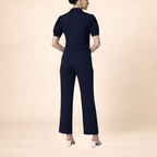 Midnight Blue Co-ord Set Top-Lycra