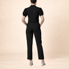 Black Co-ord Set Top-Lycra