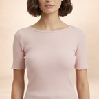 Soft Ribbed fitted Top