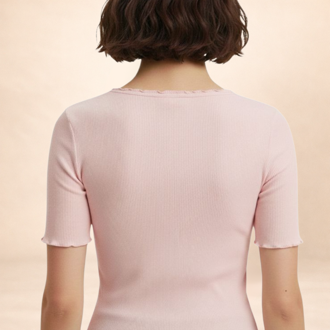 Soft Ribbed fitted Top
