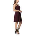 Maroon Dress / Dark Red Dress