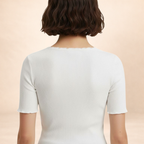 Soft Ribbed Fitted Top