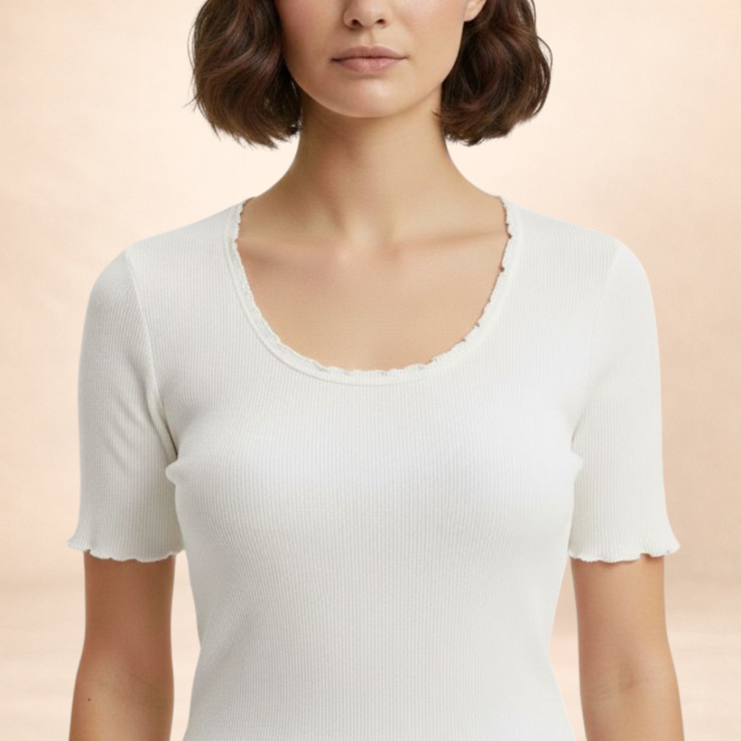 Soft Ribbed Fitted Top